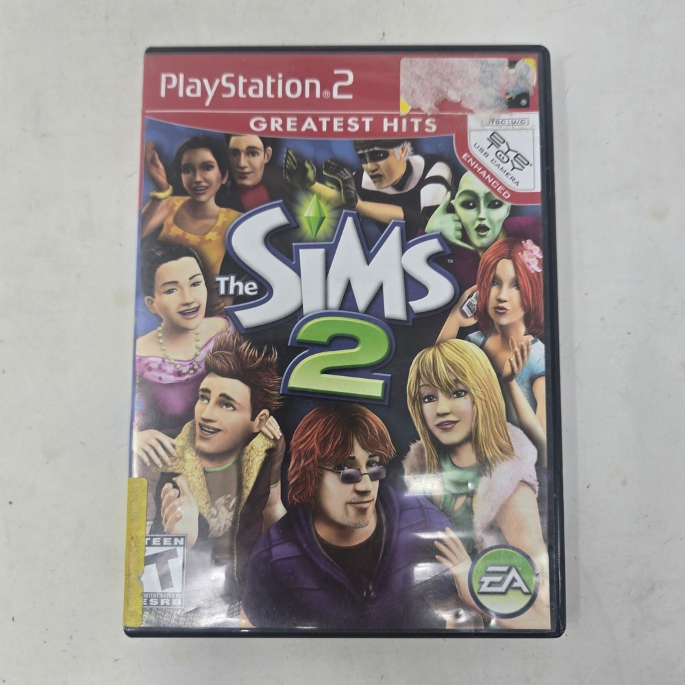 The Sims 2 PS2 PlayStation 2 Greatest Hits EA Games SLUS 21265GH Case Manual